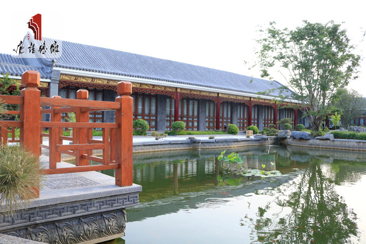 仿古磚雕四合院